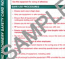 Machine Safety Cards Machine Safety Cards