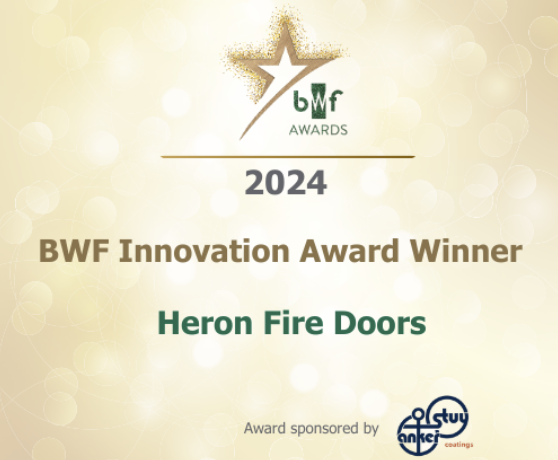 BWF Innovation Award Winner 2024 — Heron Fire Doors