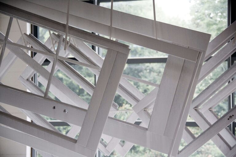 Wood windows on a paintline