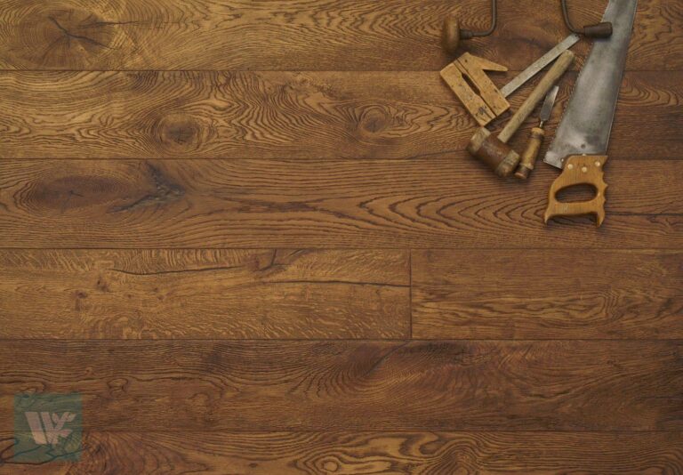 Timber offcuts and tools on workbench