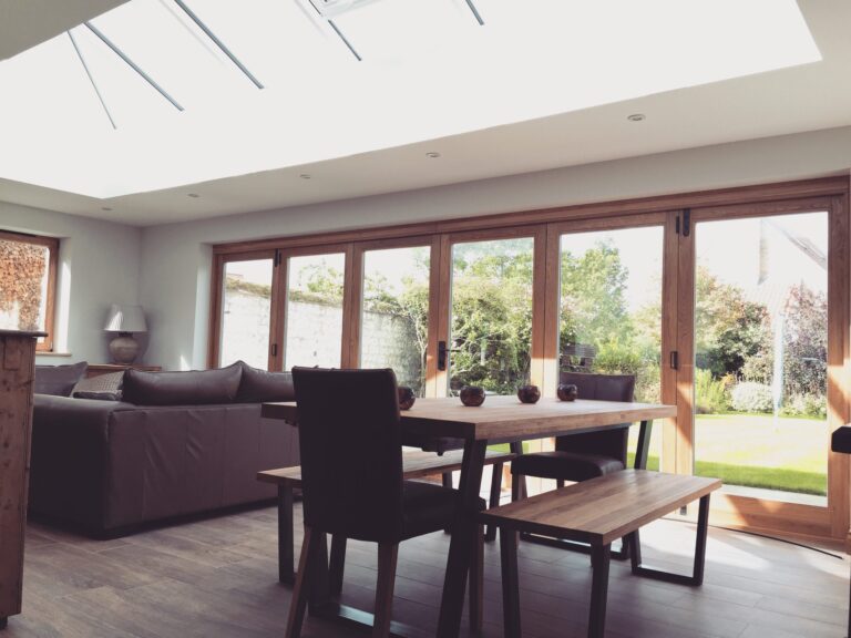 Timber Oak Bifold Doors by Valdi