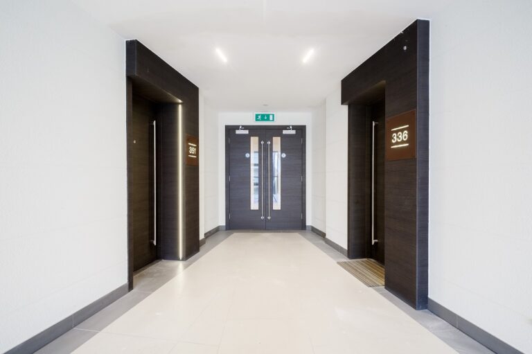 Vicaima doors in Crest Nicholson's new Electricity House development in Bristol.