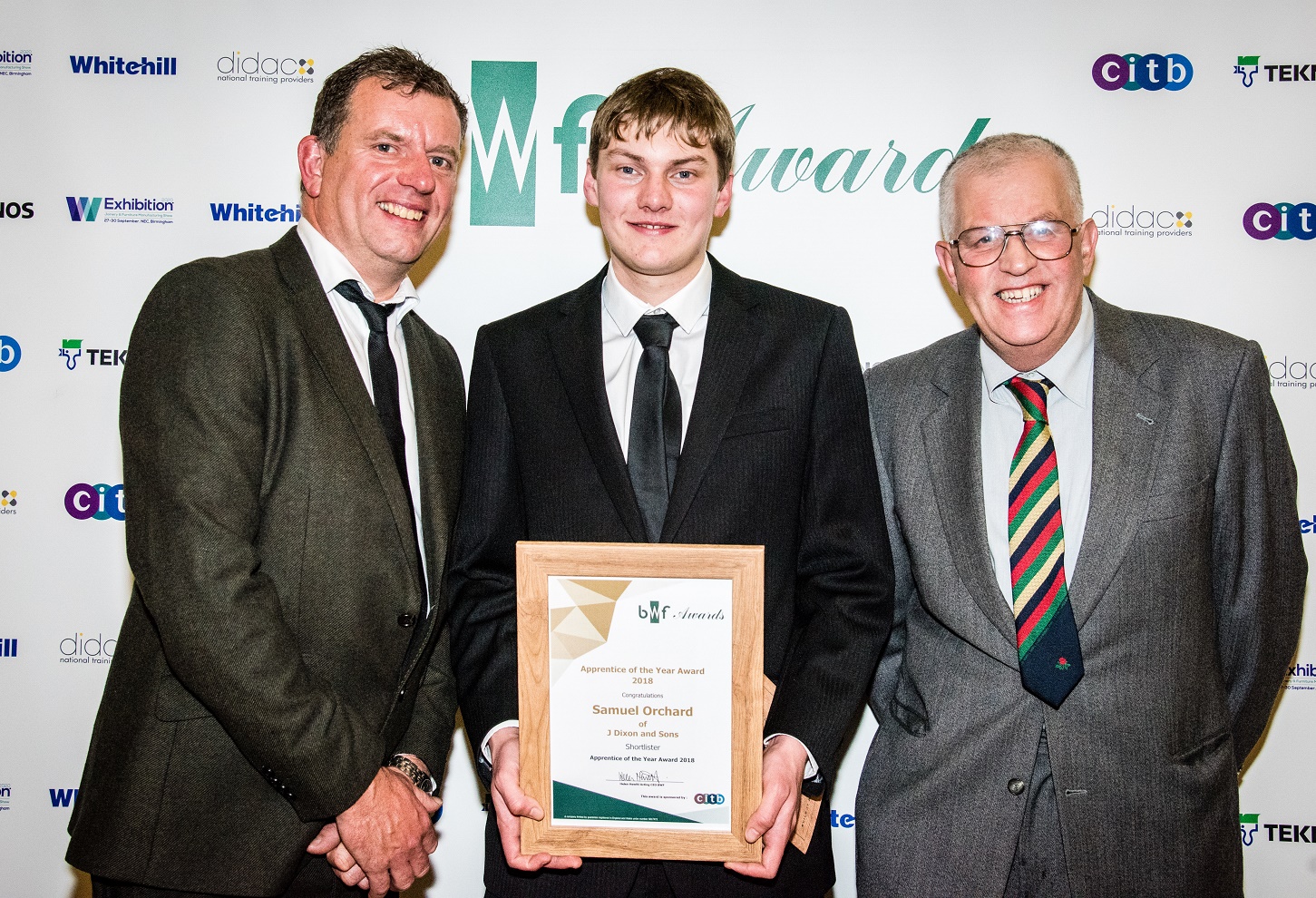 samuel orchard with certificate - british woodworking