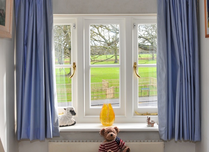 Replacement wooden casement window in a listed property by The Sash Window Workshop