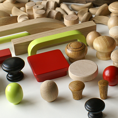 wooden knobs and handles